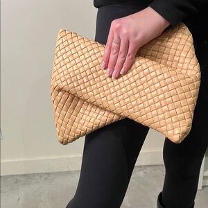 Bottega Veneta Crisscross Padded Leather Clutch